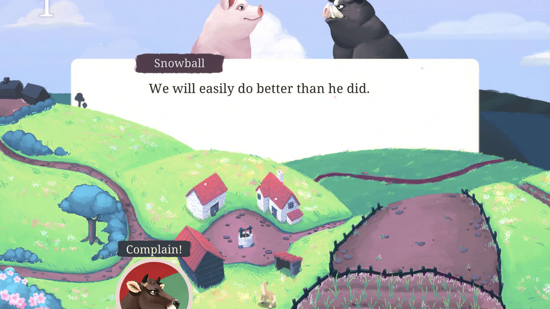 Screenshot for Orwell's Animal Farm
