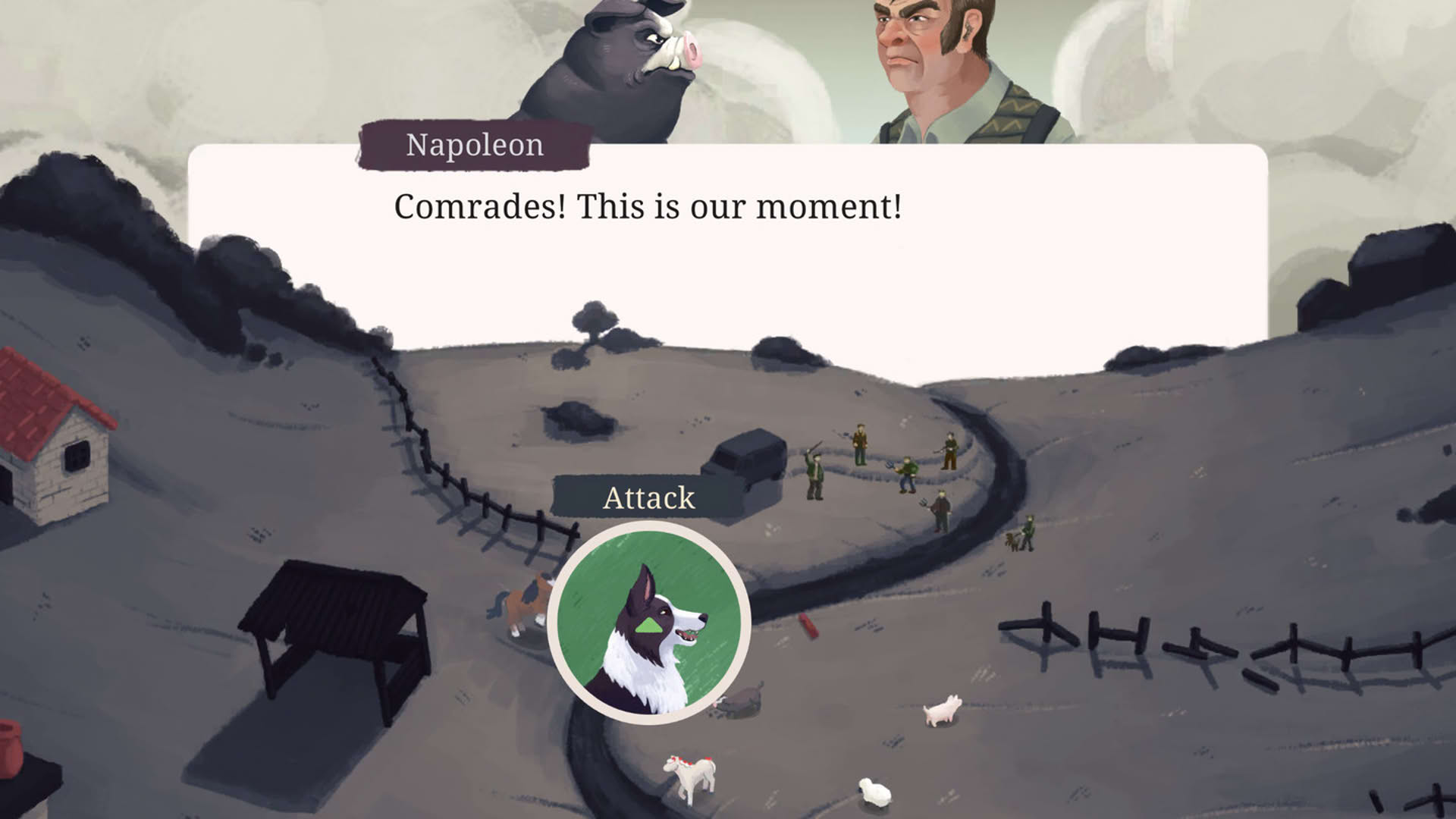 Screenshot for Orwell's Animal Farm
