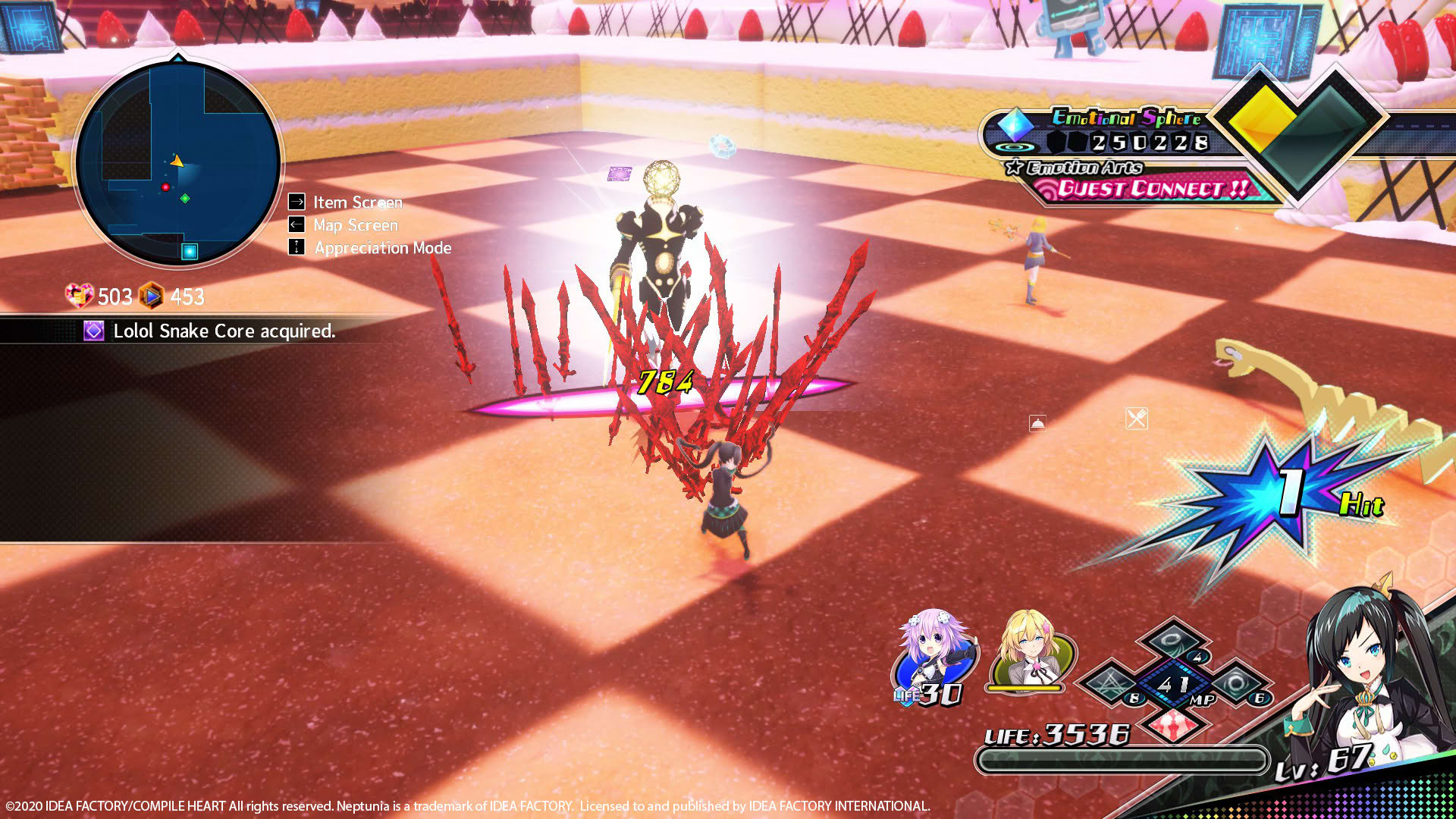 Screenshot for Neptunia: Virtual Stars