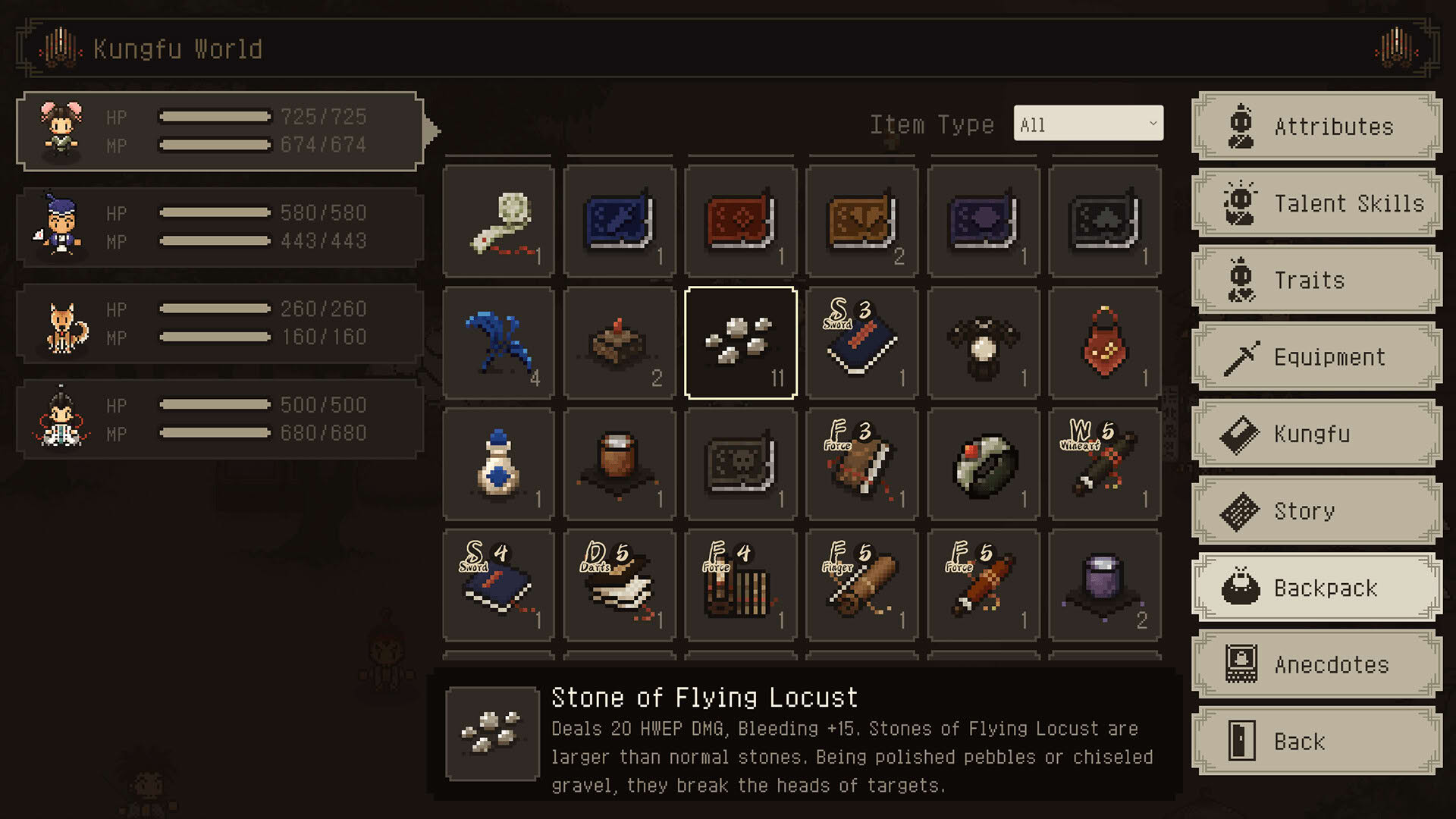 Screenshot for The World of Kungfu: Dragon and Eagle