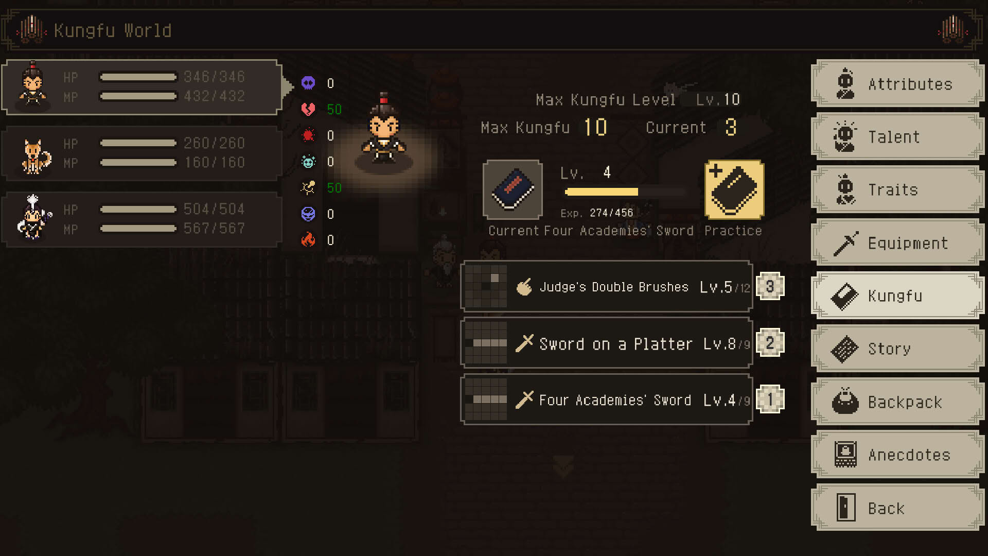 Screenshot for The World of Kungfu: Dragon and Eagle
