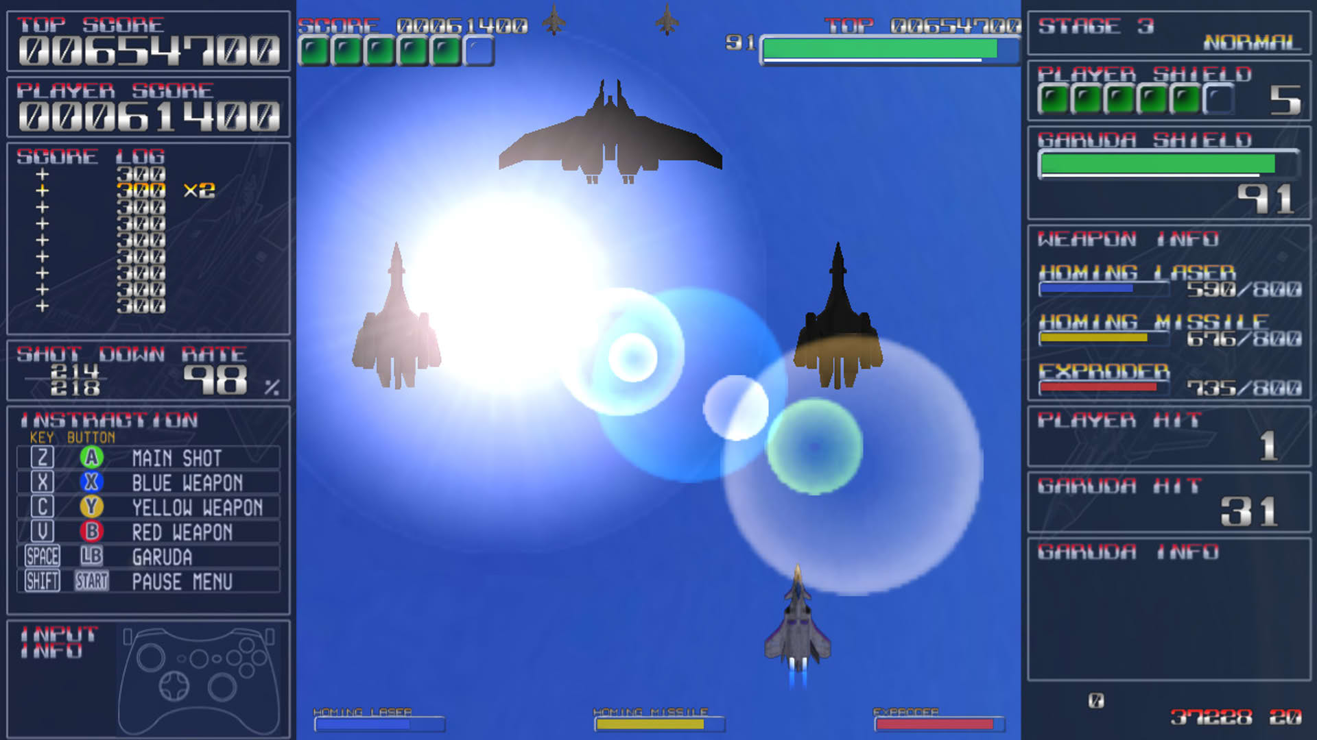 Screenshot for Blue Sabers: Early Mission