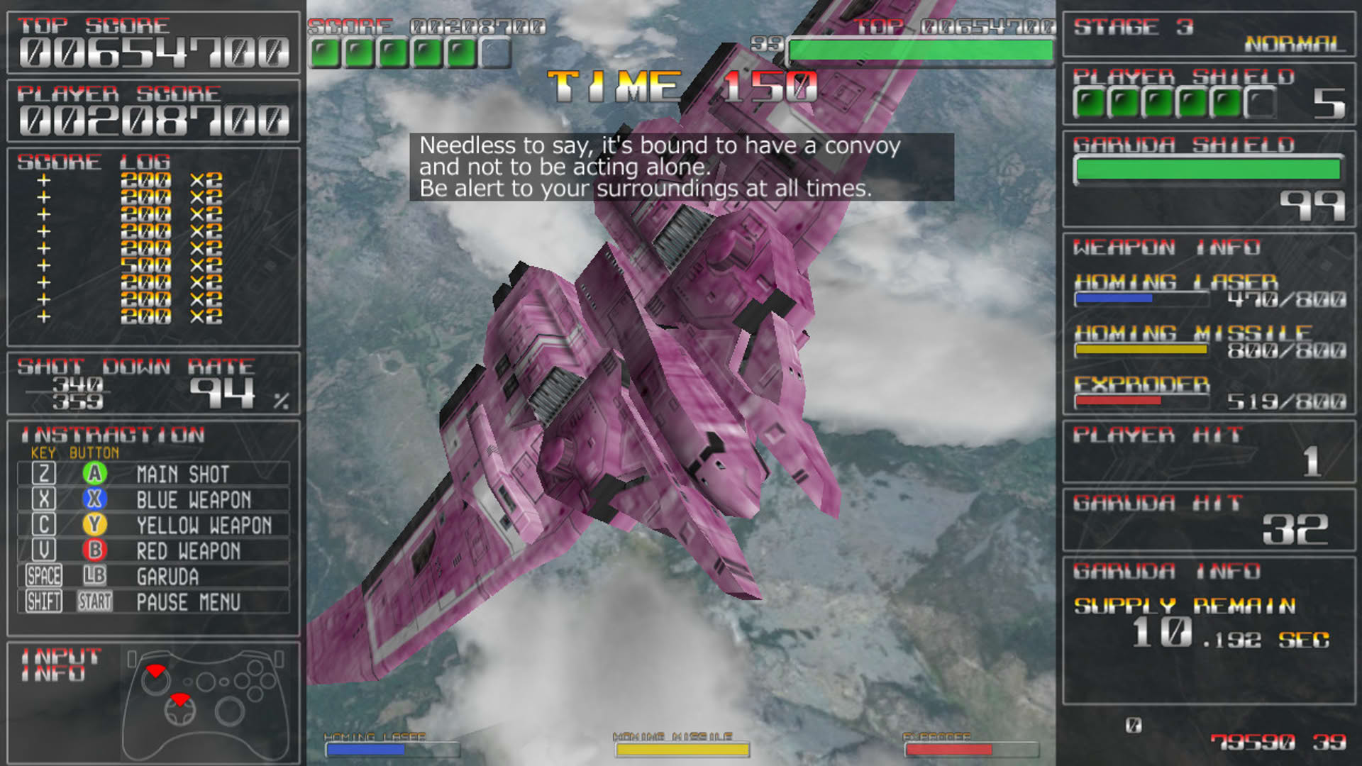 Screenshot for Blue Sabers: Early Mission