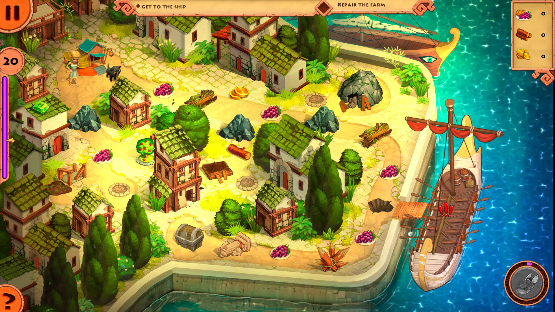 Screenshot for Adventures of Megara: Demeter's Cat-astrophe
