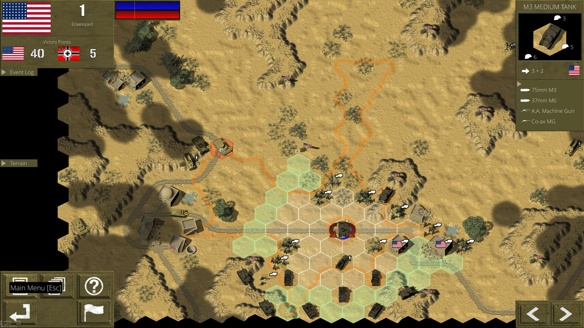 Screenshot for Desert War WWII