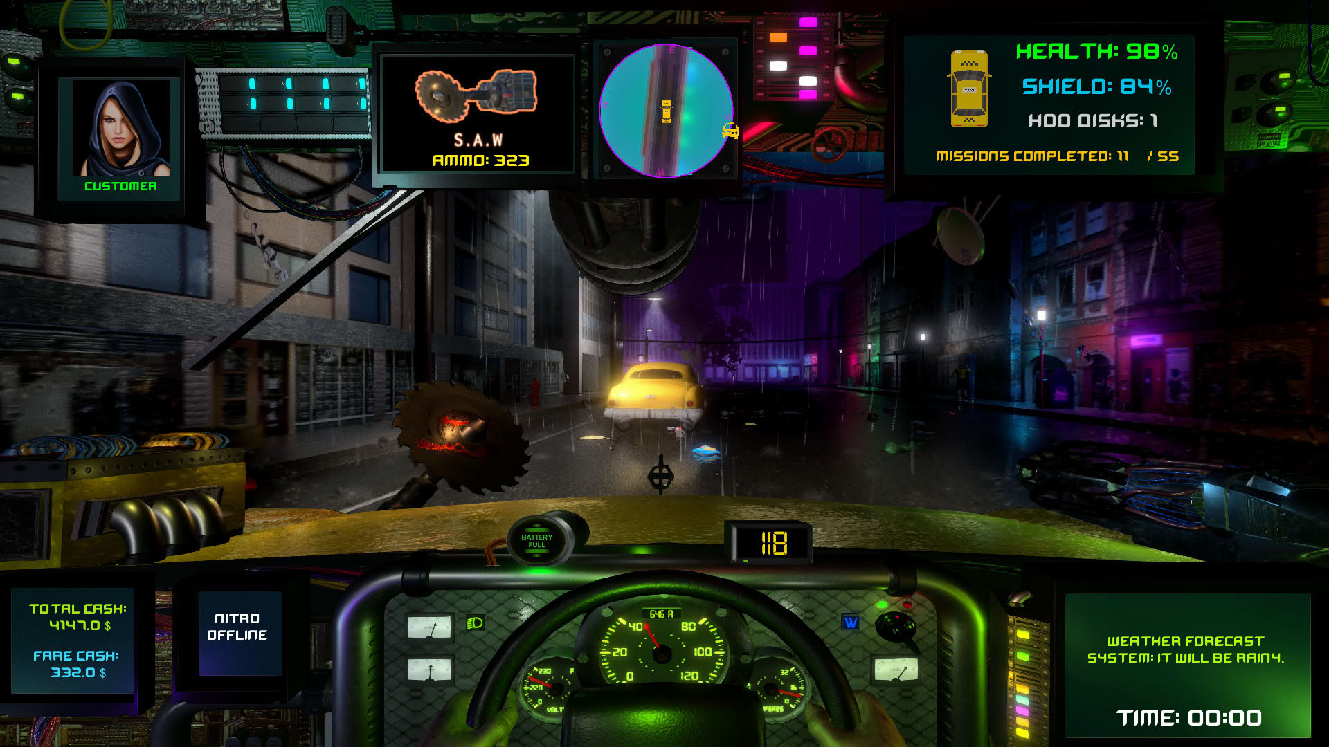 Screenshot for CyberTaxi