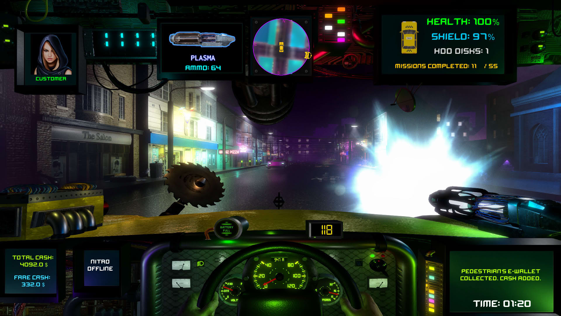 Screenshot for CyberTaxi