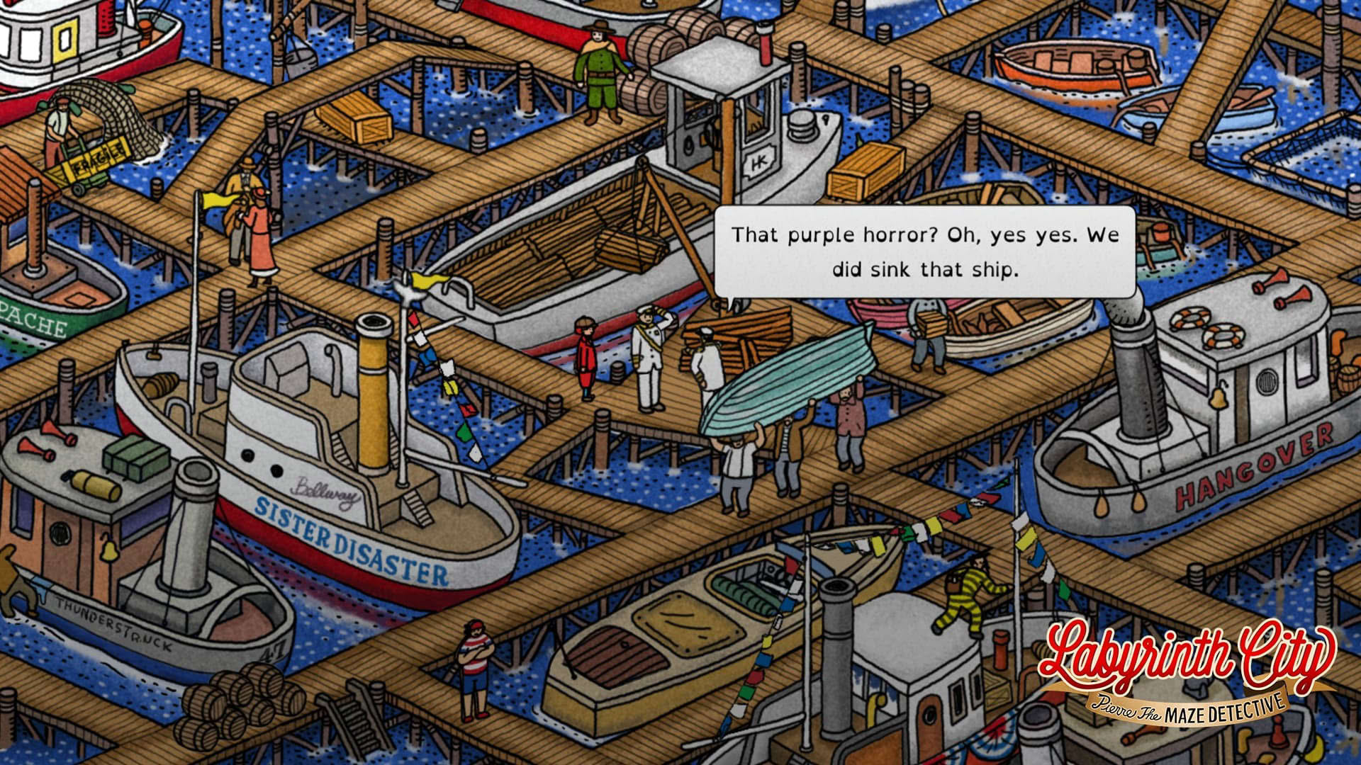 Screenshot for Labyrinth City: Pierre the Maze Detective
