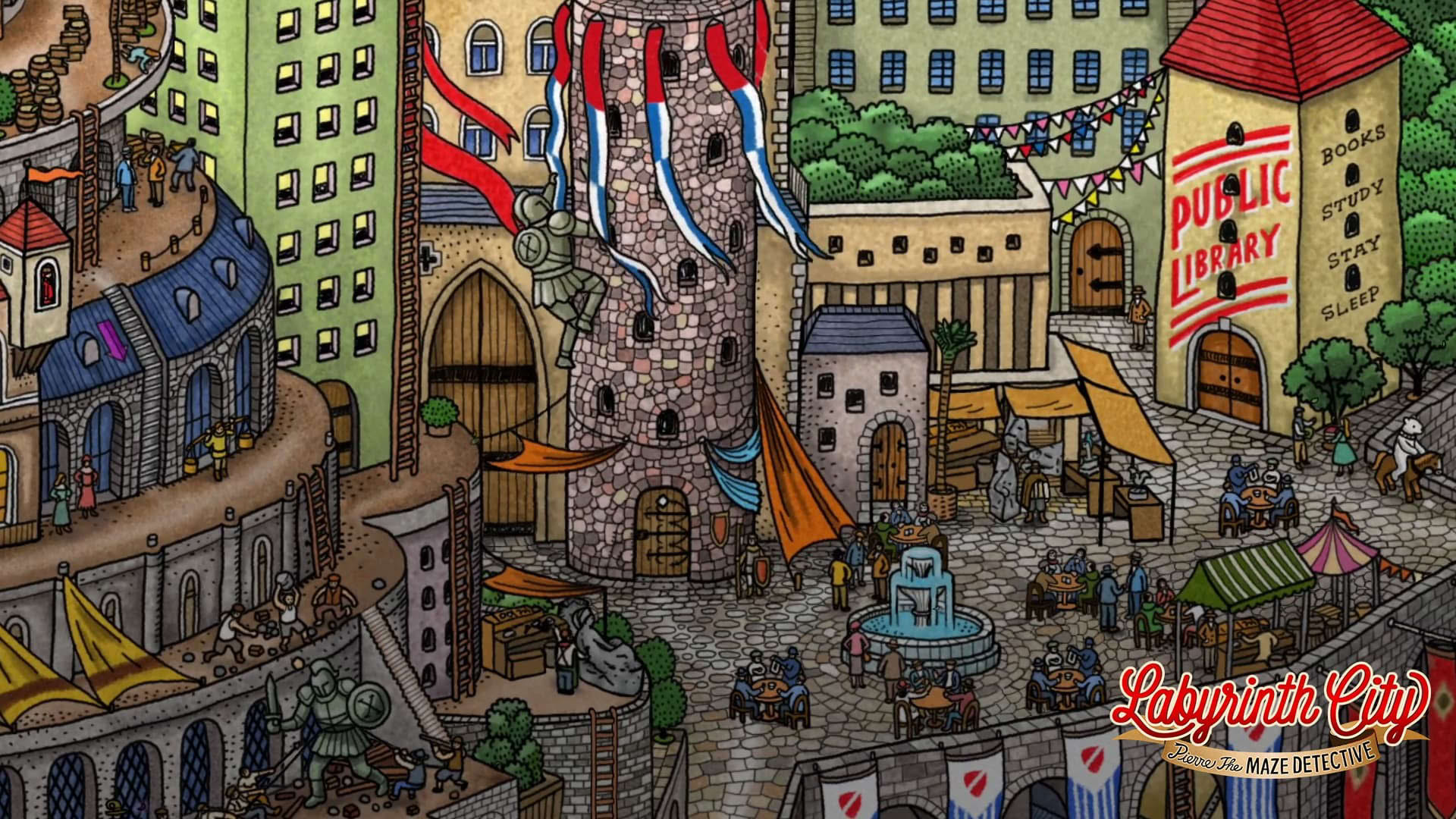 Screenshot for Labyrinth City: Pierre the Maze Detective