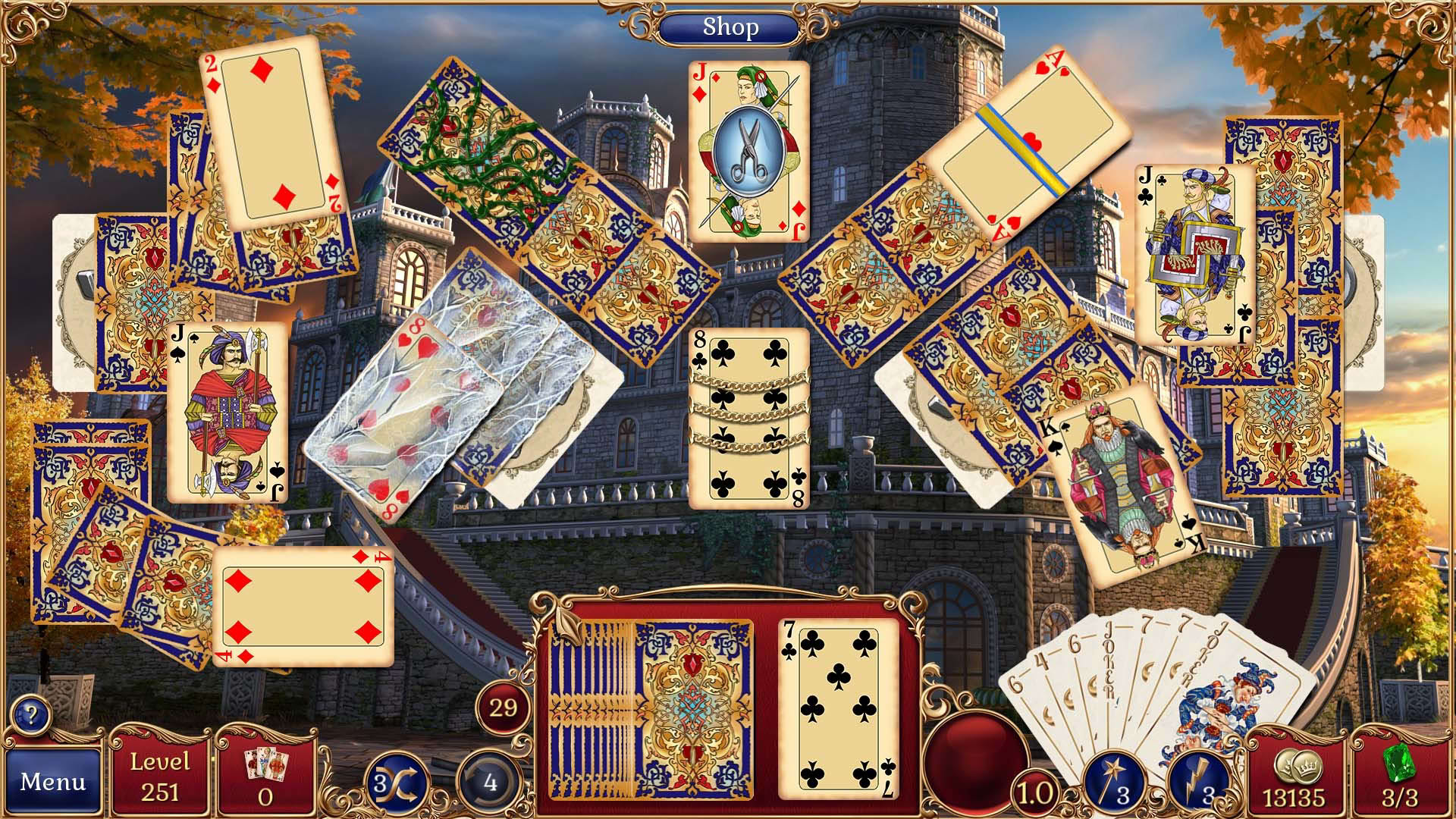 Screenshot for Jewel Match Solitaire