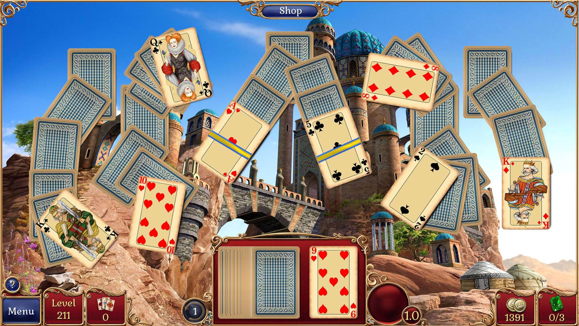 Screenshot for Jewel Match Solitaire