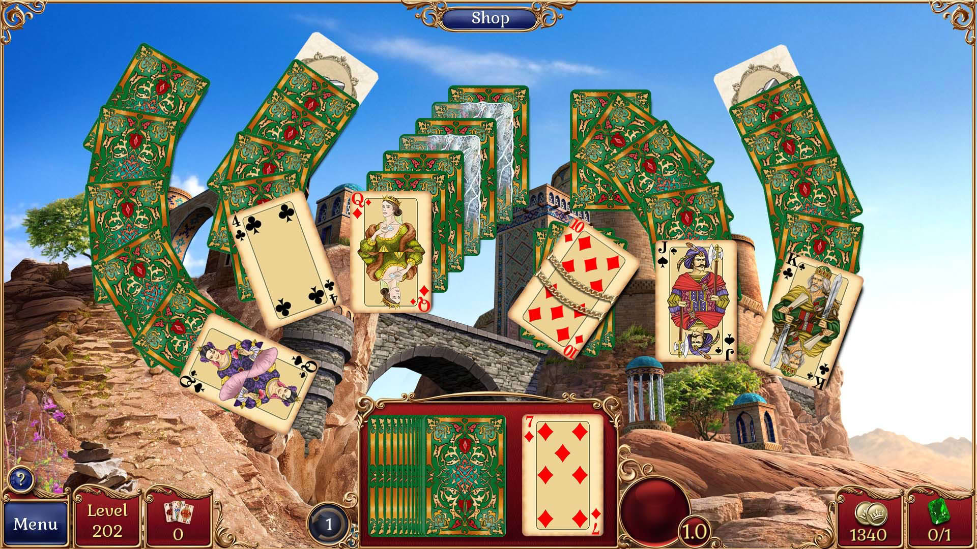 Screenshot for Jewel Match Solitaire