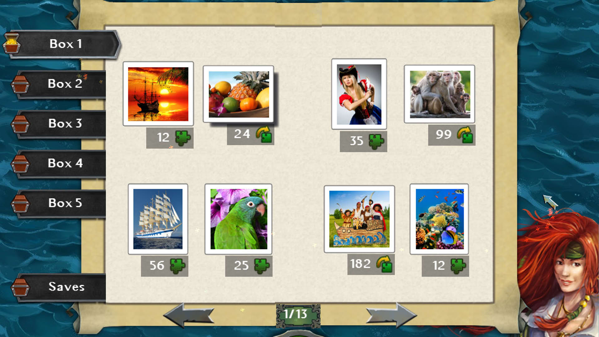 Screenshot for Pirate Jigsaw
