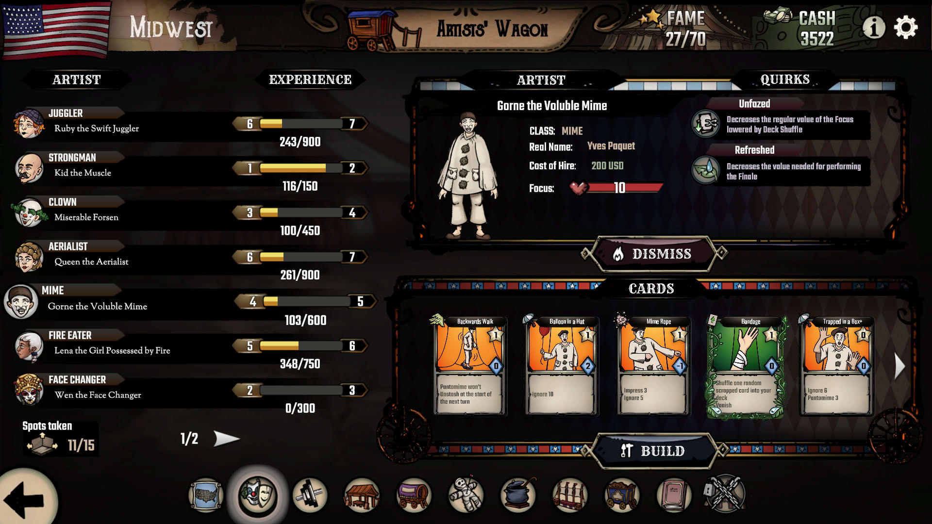 Screenshot for The Amazing American Circus