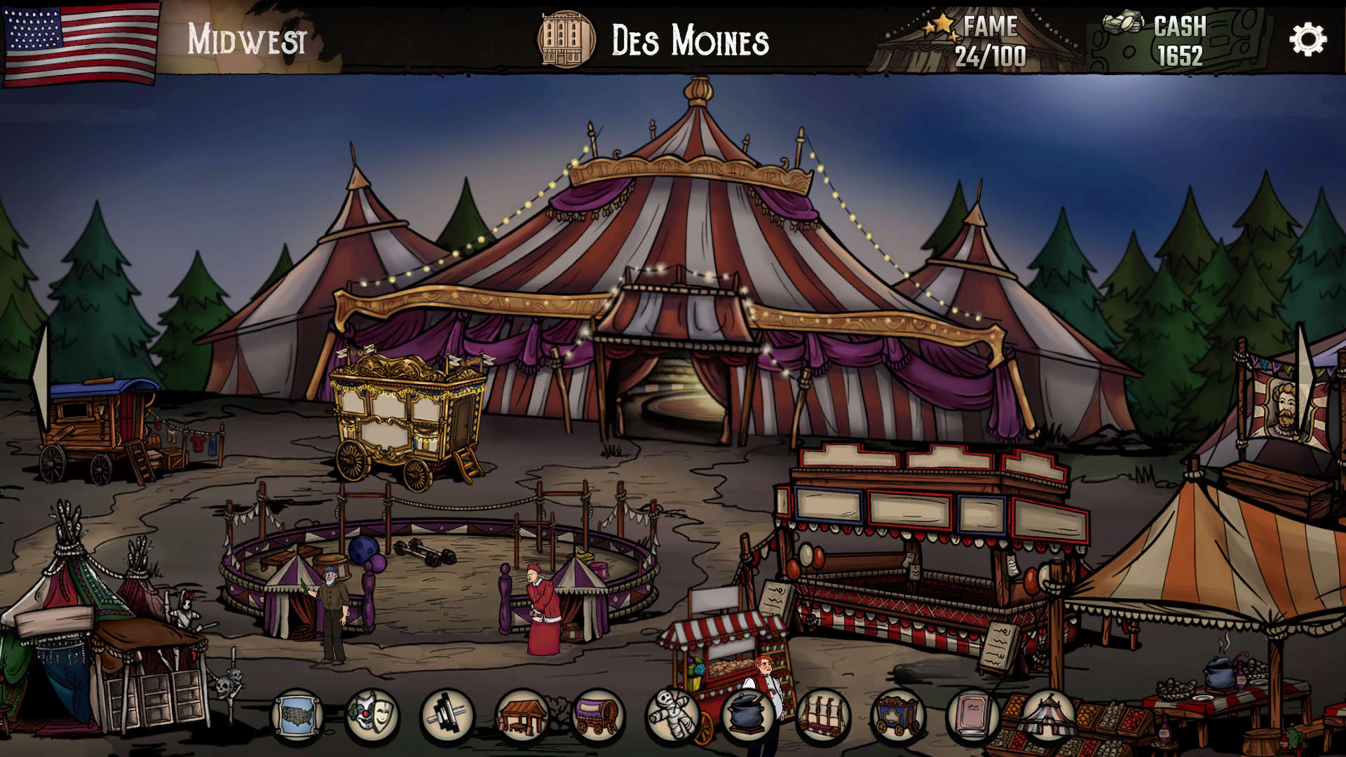 Screenshot for The Amazing American Circus