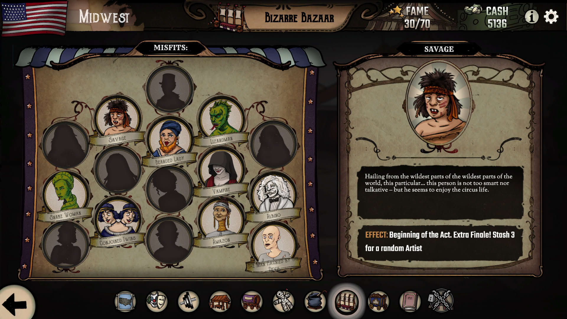 Screenshot for The Amazing American Circus