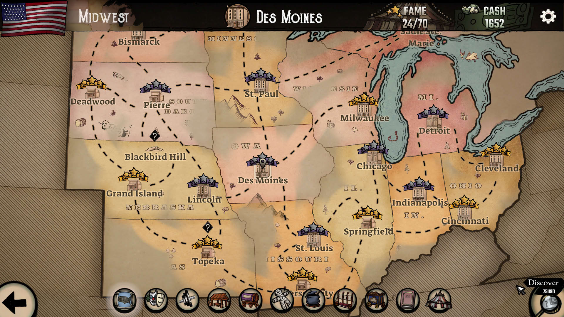 Screenshot for The Amazing American Circus