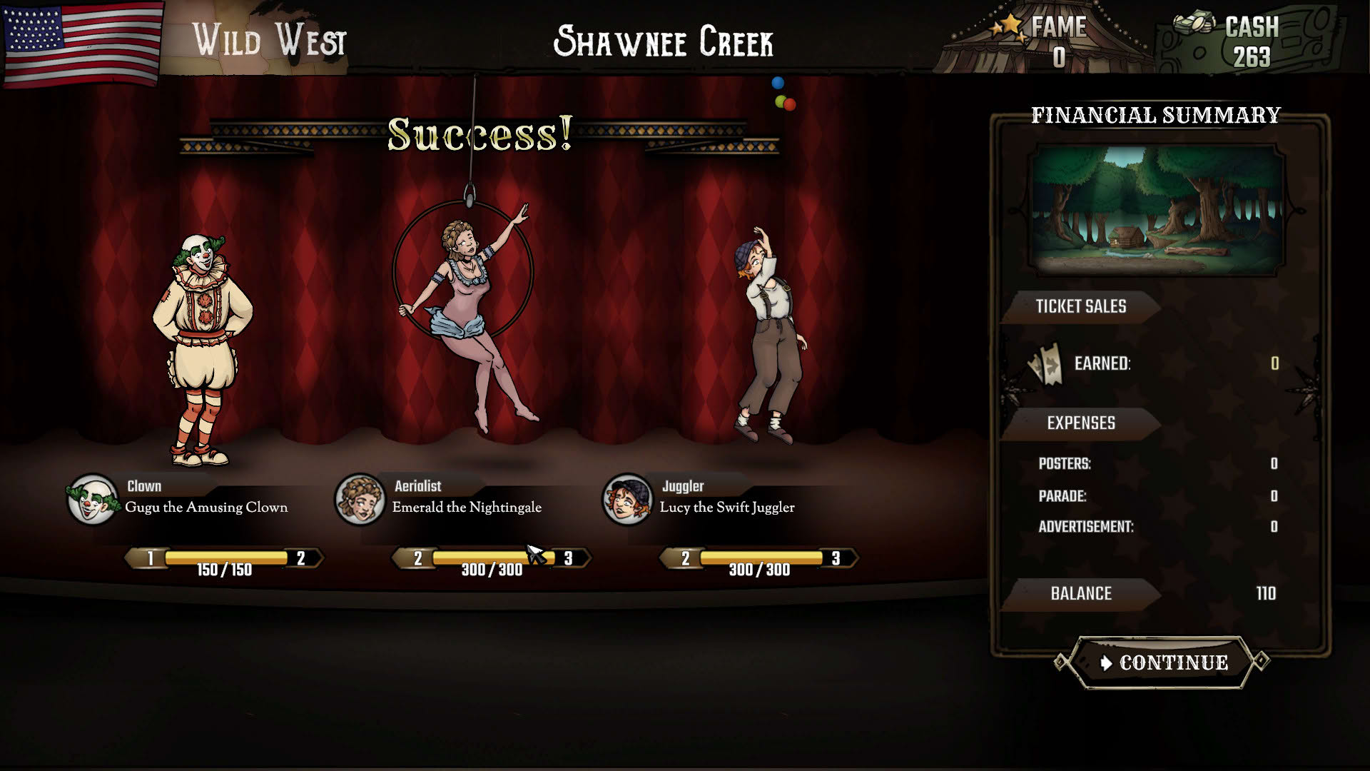 Screenshot for The Amazing American Circus