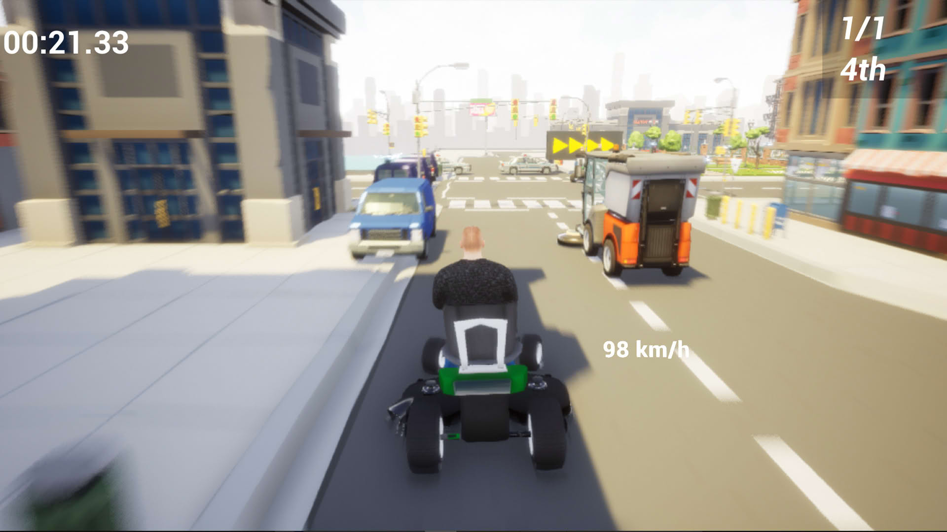 Screenshot for Lawnmower Game: Racing