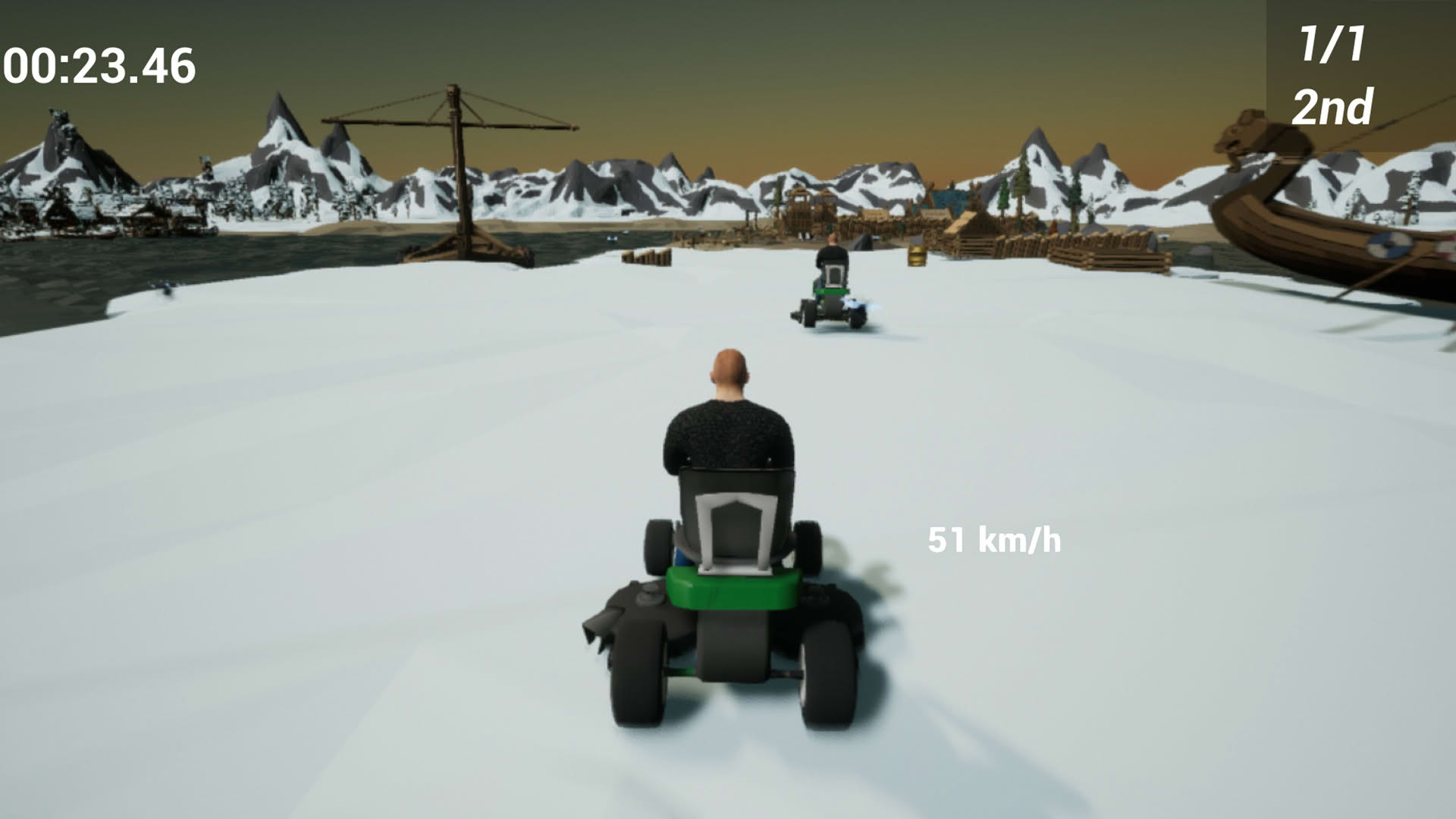 Screenshot for Lawnmower Game: Racing