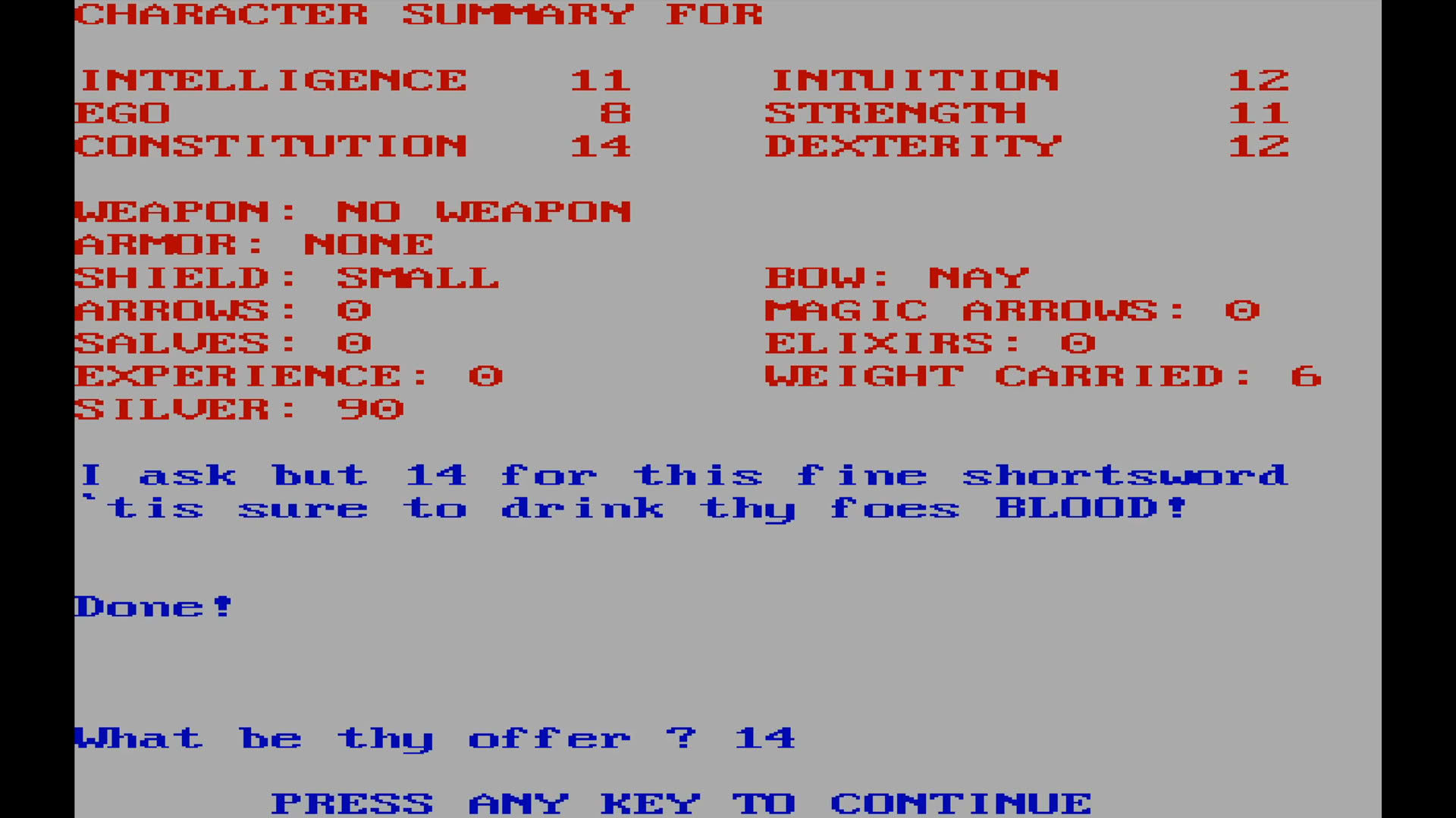 Screenshot for Temple of Apshai Trilogy