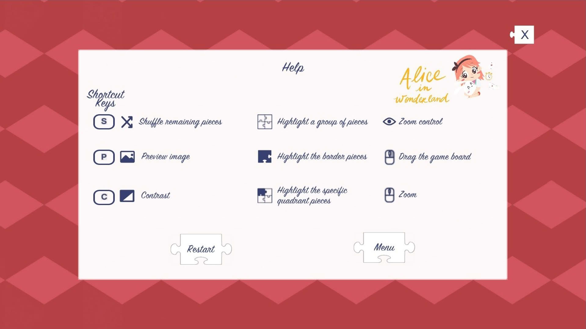 Screenshot for Alice in Wonderland