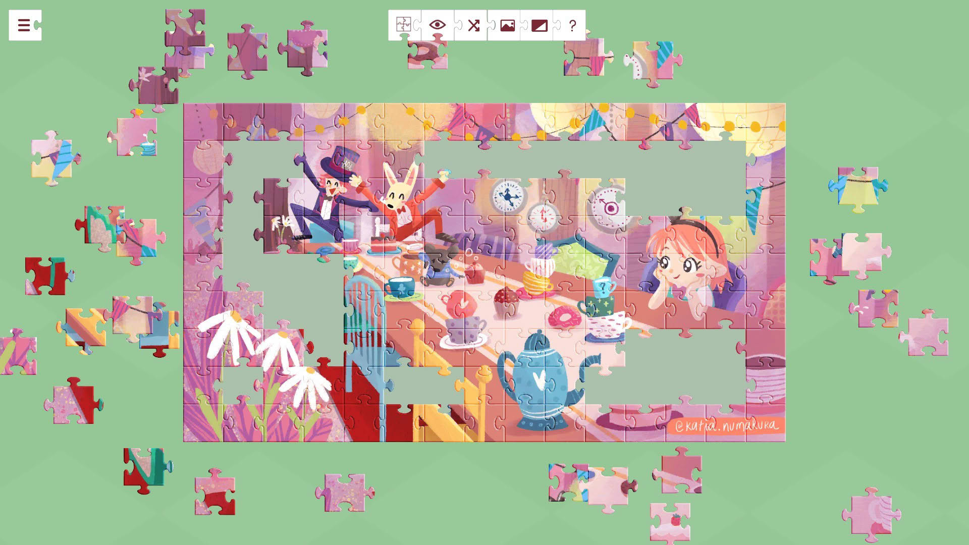 Screenshot for Alice in Wonderland