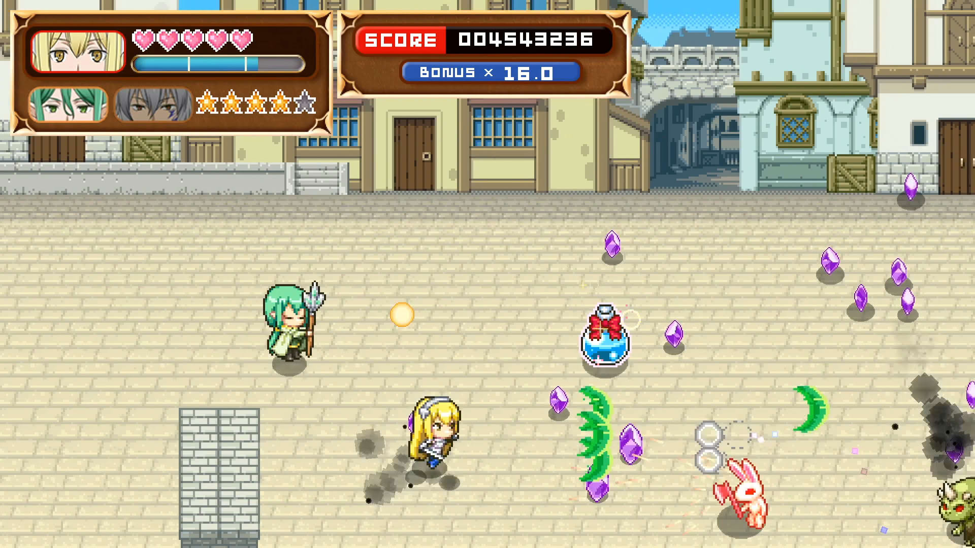 Screenshot for Is It Wrong to Try to Shoot 'em Up Girls in a Dungeon?