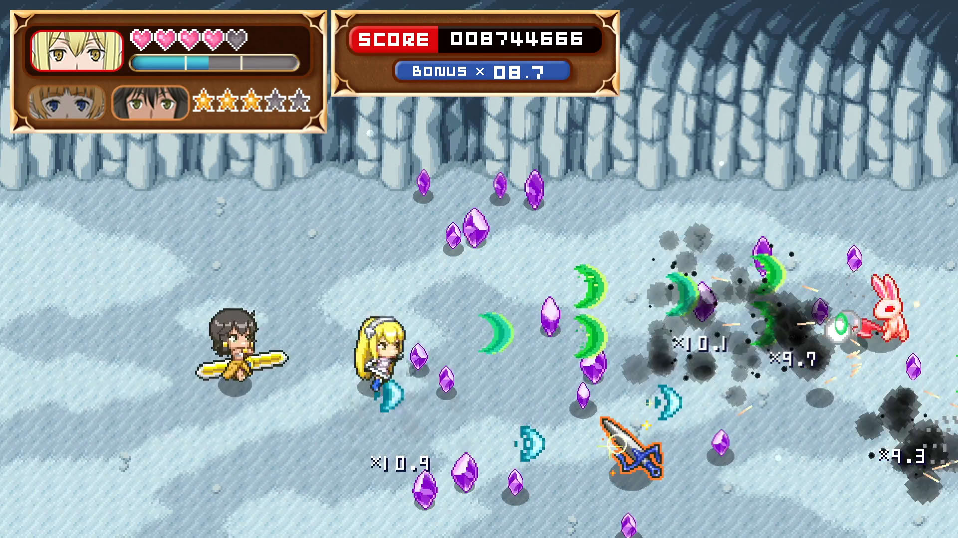 Screenshot for Is It Wrong to Try to Shoot 'em Up Girls in a Dungeon?