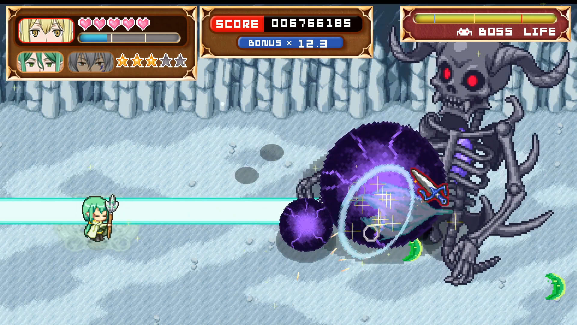 Screenshot for Is It Wrong to Try to Shoot 'em Up Girls in a Dungeon?