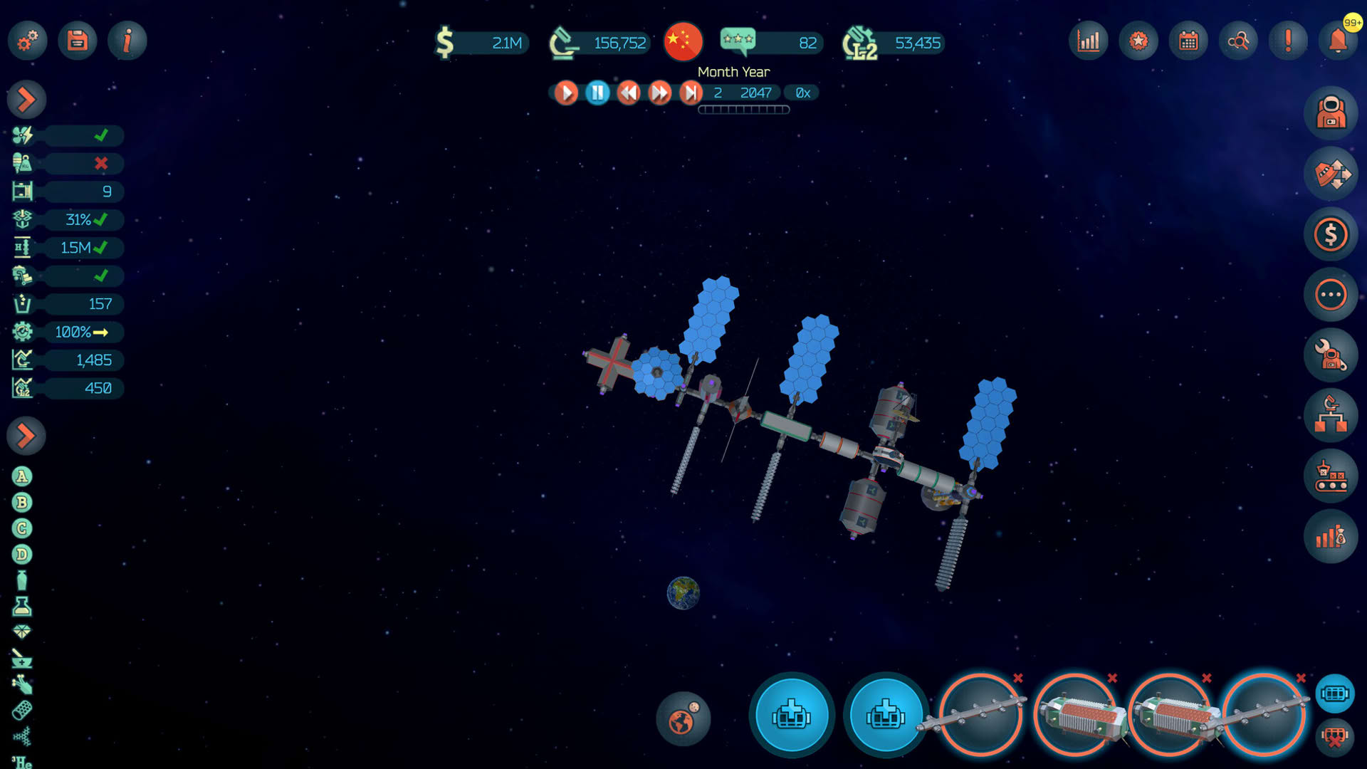 Screenshot for Space Station Designer