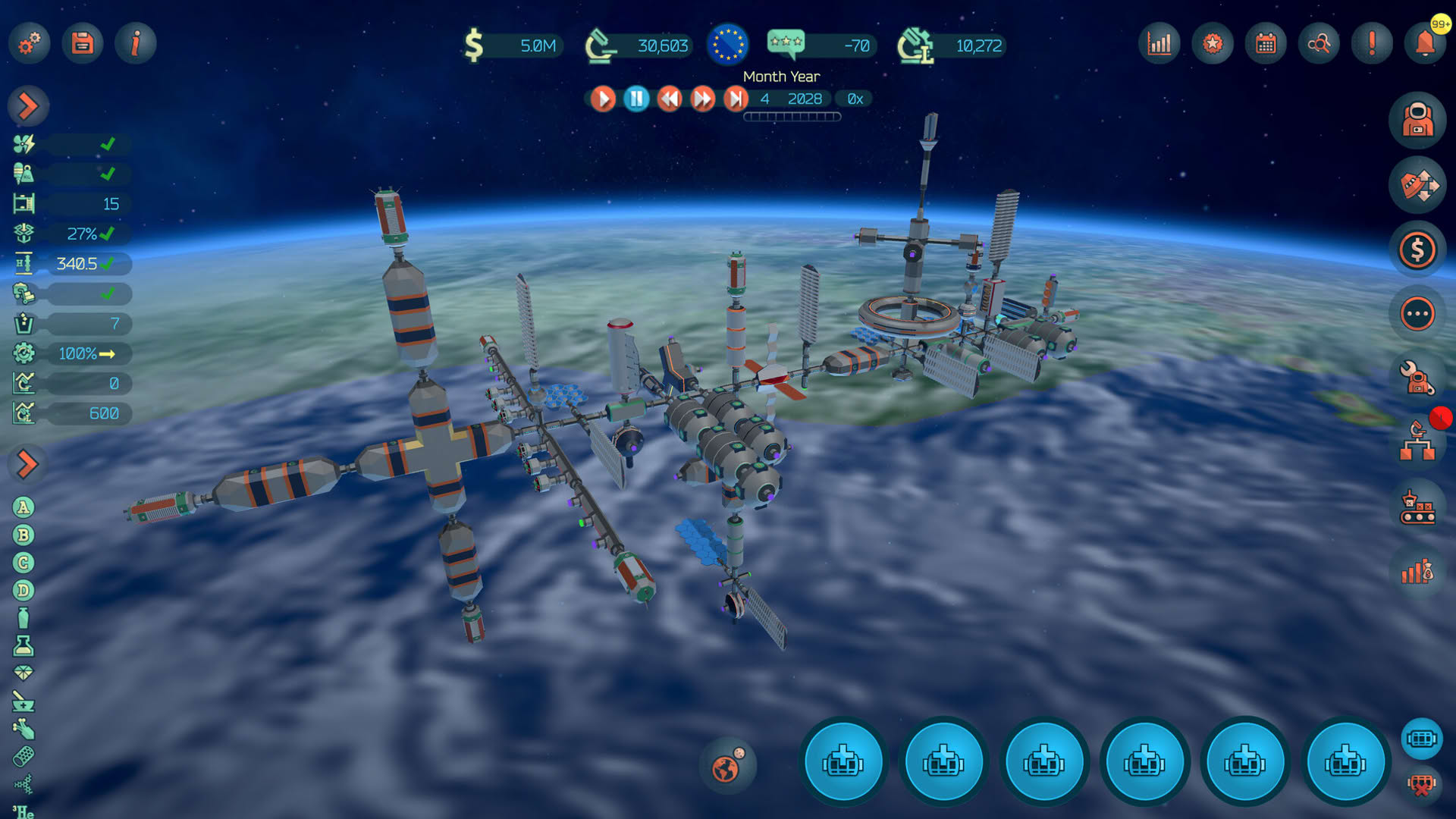 Screenshot for Space Station Designer