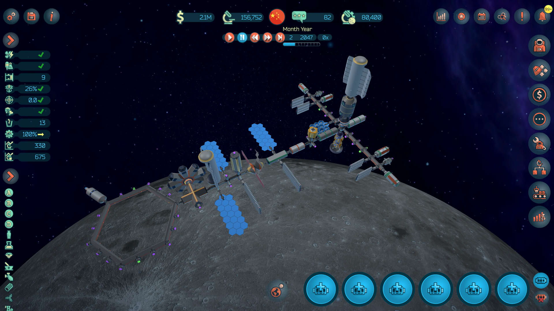 Screenshot for Space Station Designer