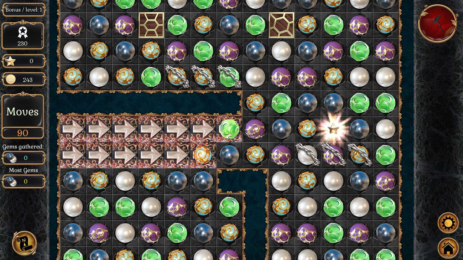 Screenshot for Jewel Match Origins: Palais Imperial - Collector's Edition