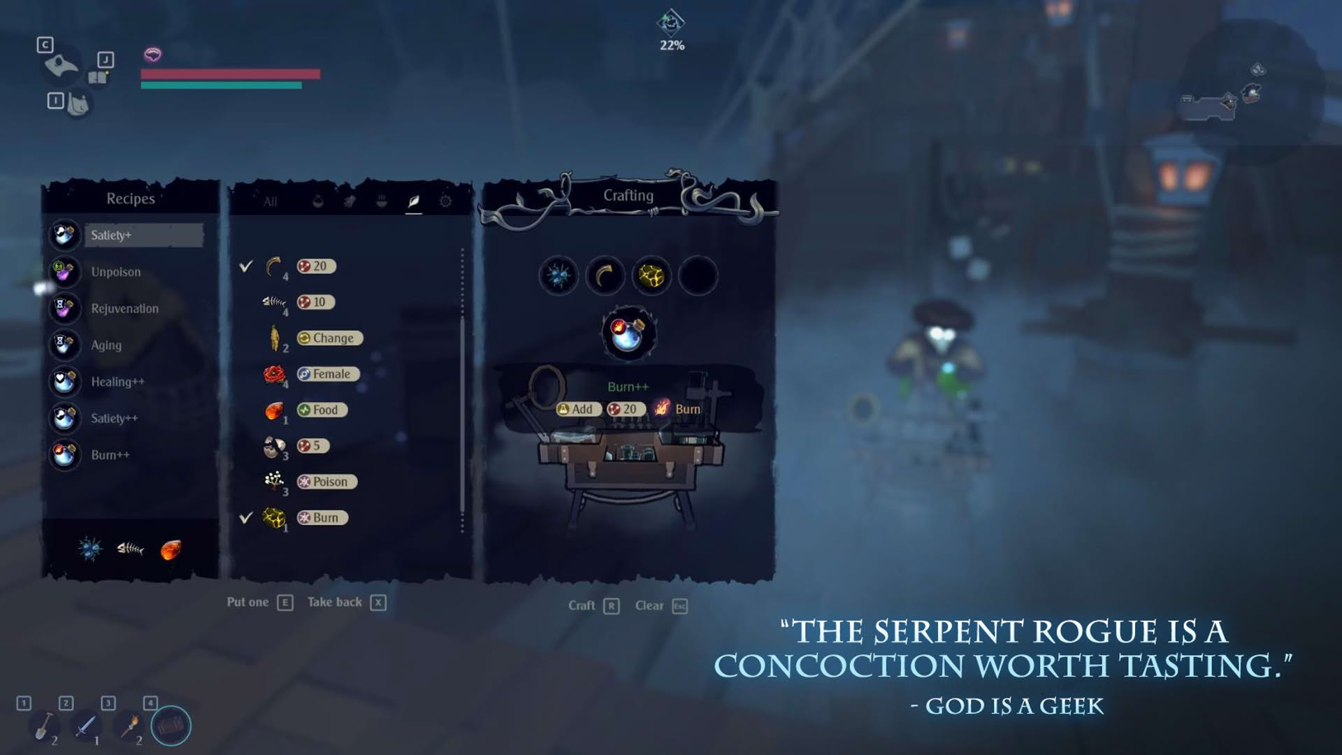 Screenshot for The Serpent Rogue