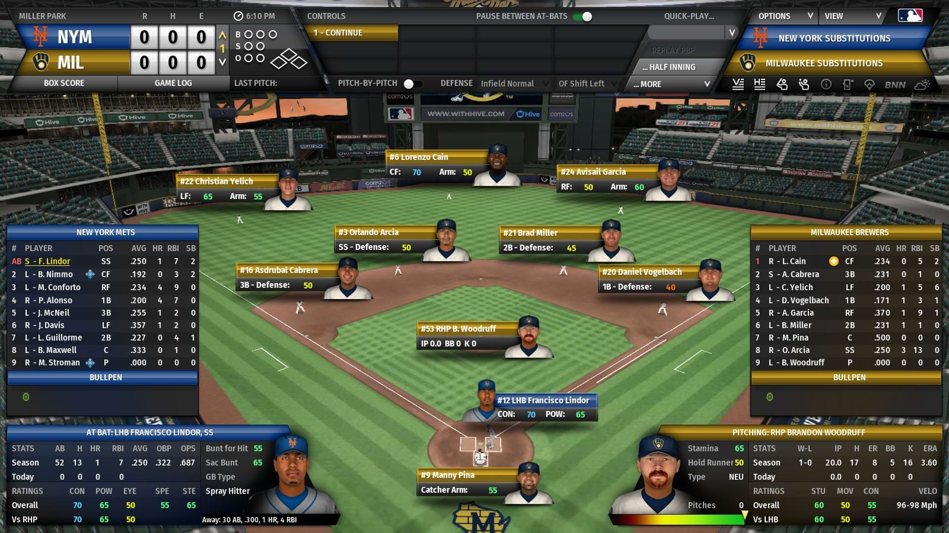 Screenshot for Out of the Park Baseball 22