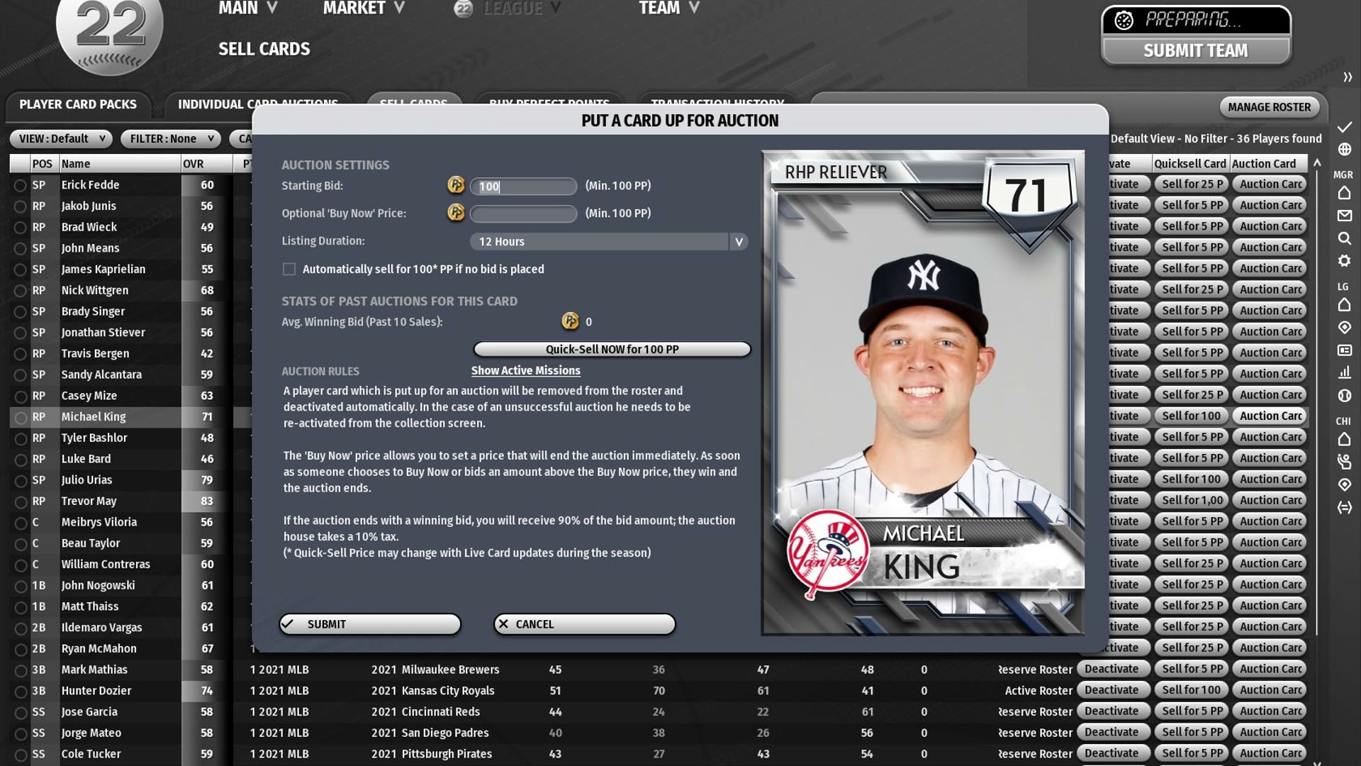 Screenshot for Out of the Park Baseball 22