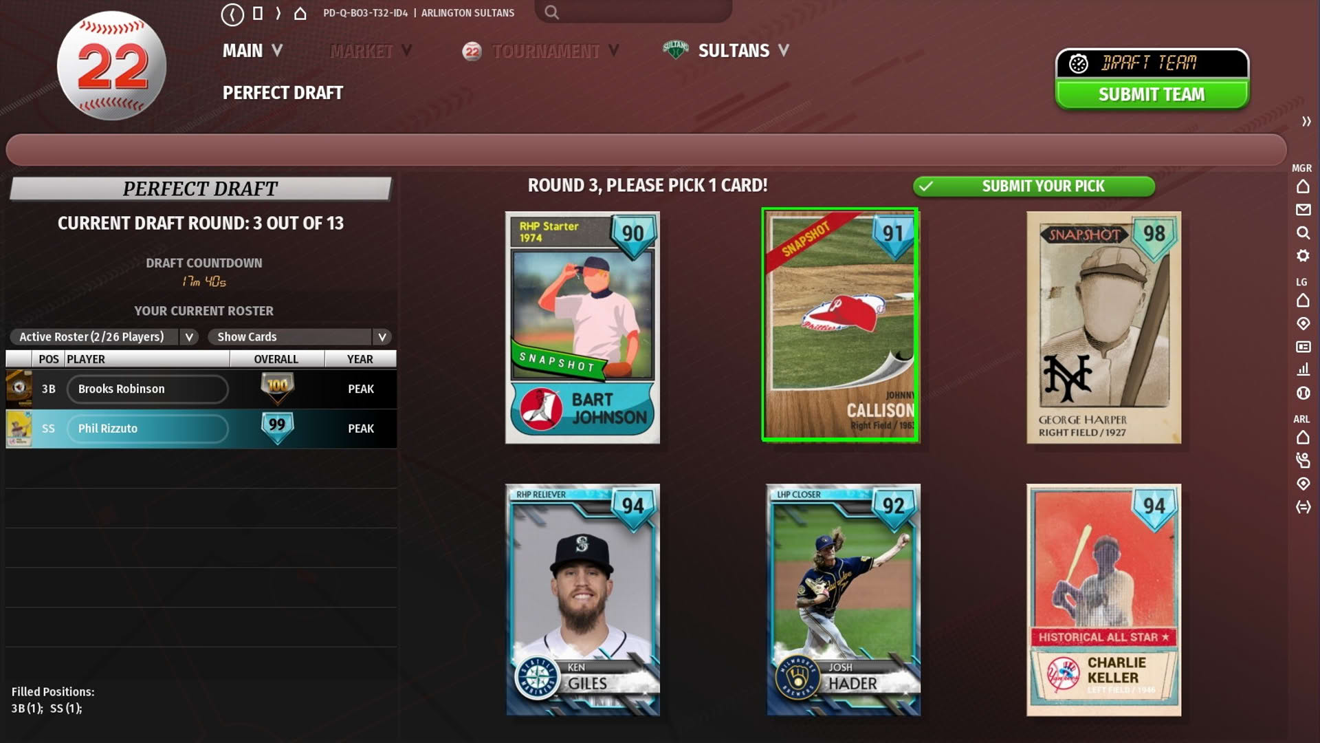 Screenshot for Out of the Park Baseball 22