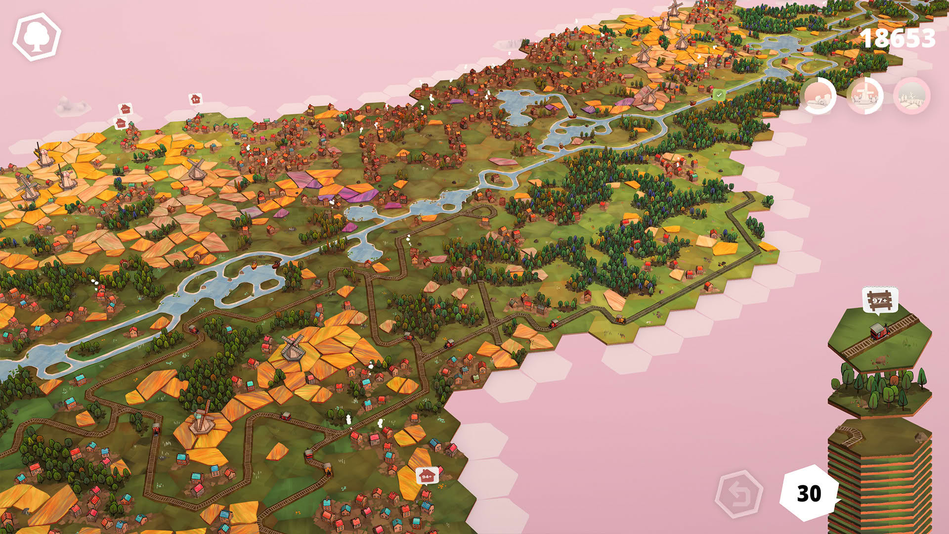 Screenshot for Dorfromantik