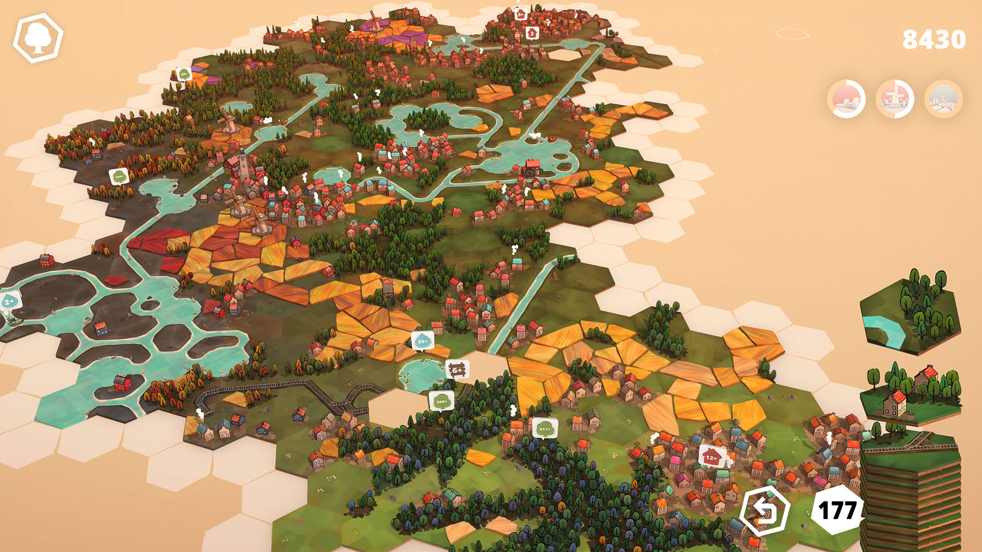 Screenshot for Dorfromantik