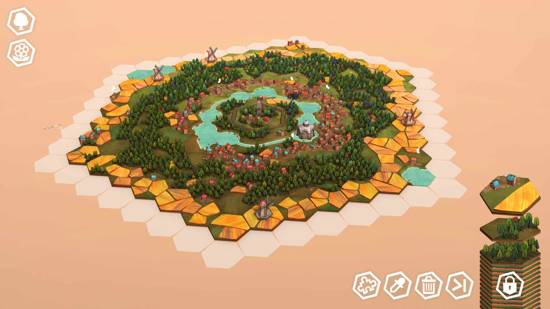 Screenshot for Dorfromantik