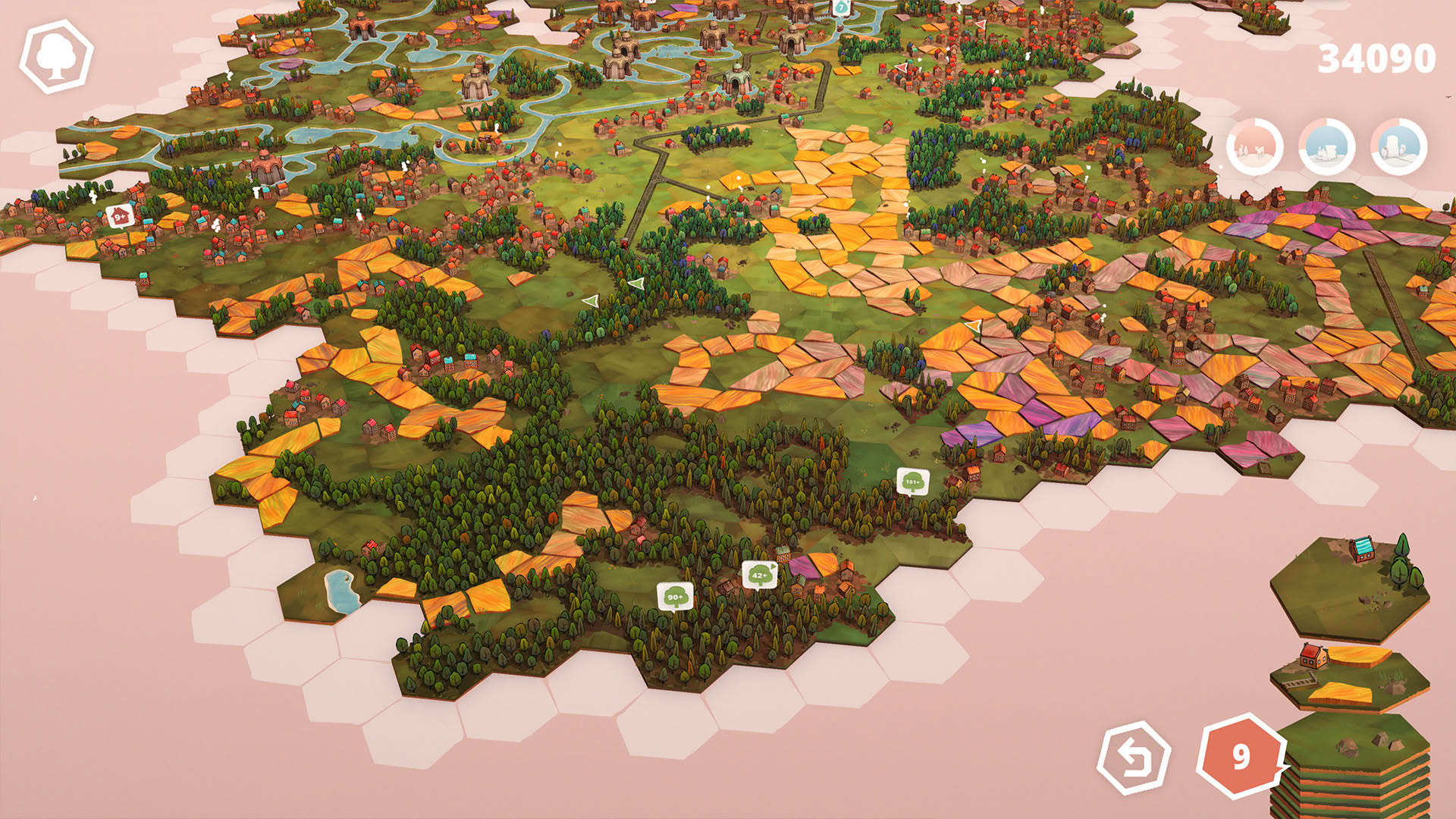 Screenshot for Dorfromantik