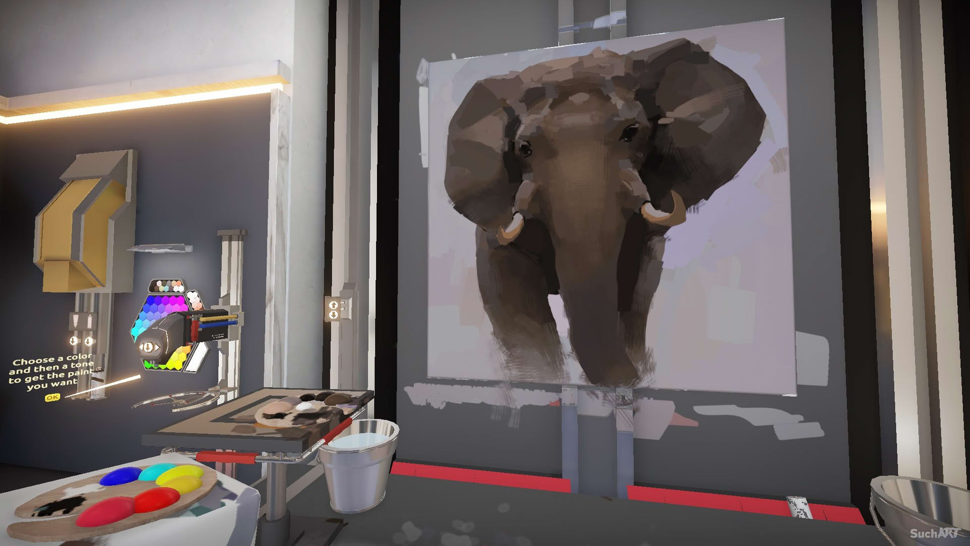Screenshot for SuchArt: Genius Artist Simulator