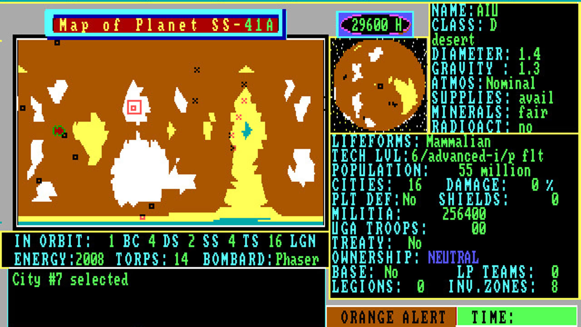 Screenshot for Star Fleet II: Krellan Commander