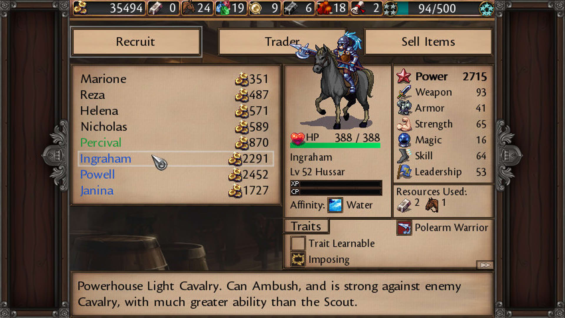 Screenshot for Symphony of War: The Nephilim Saga