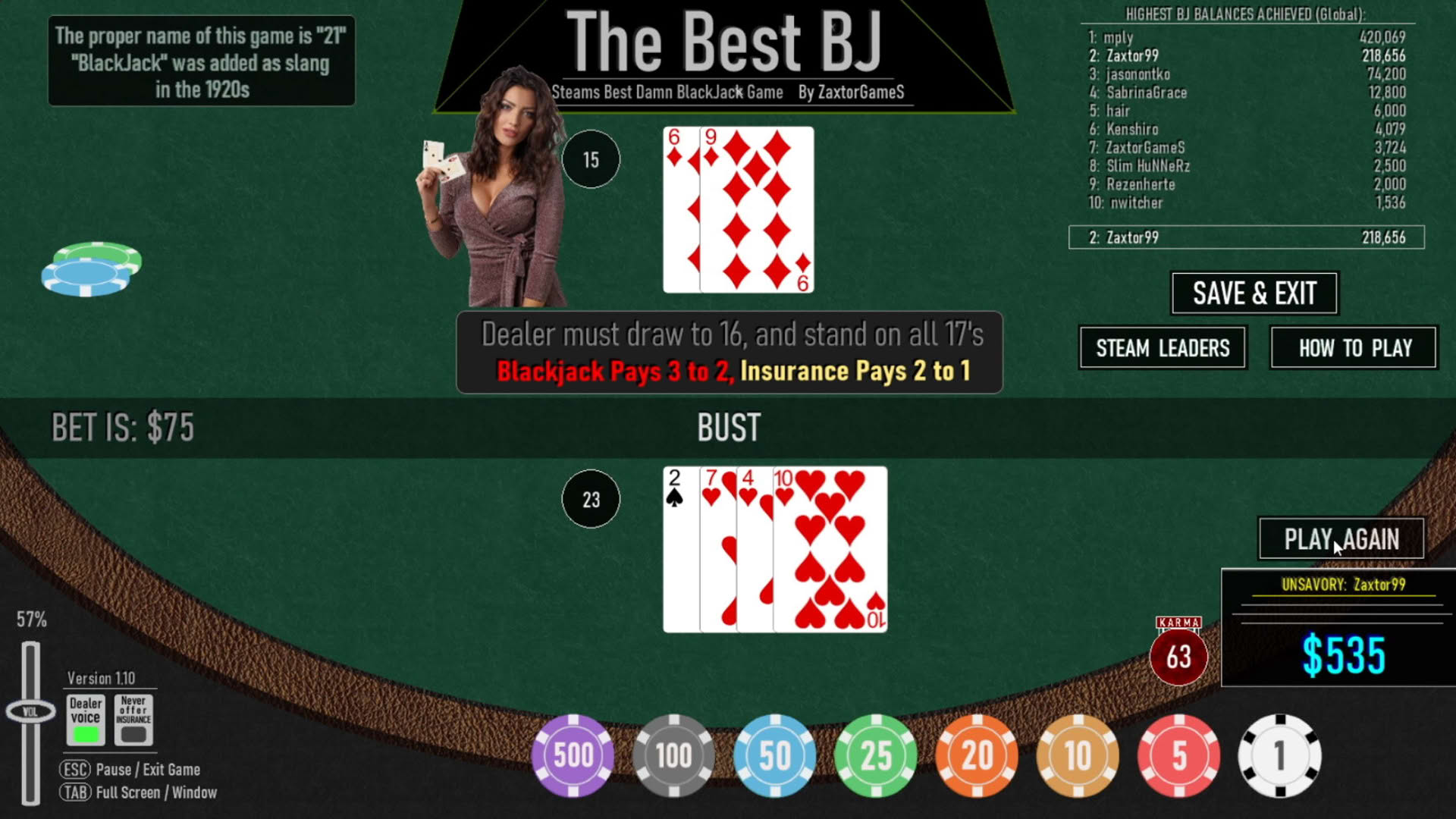 Screenshot for The Best BJ