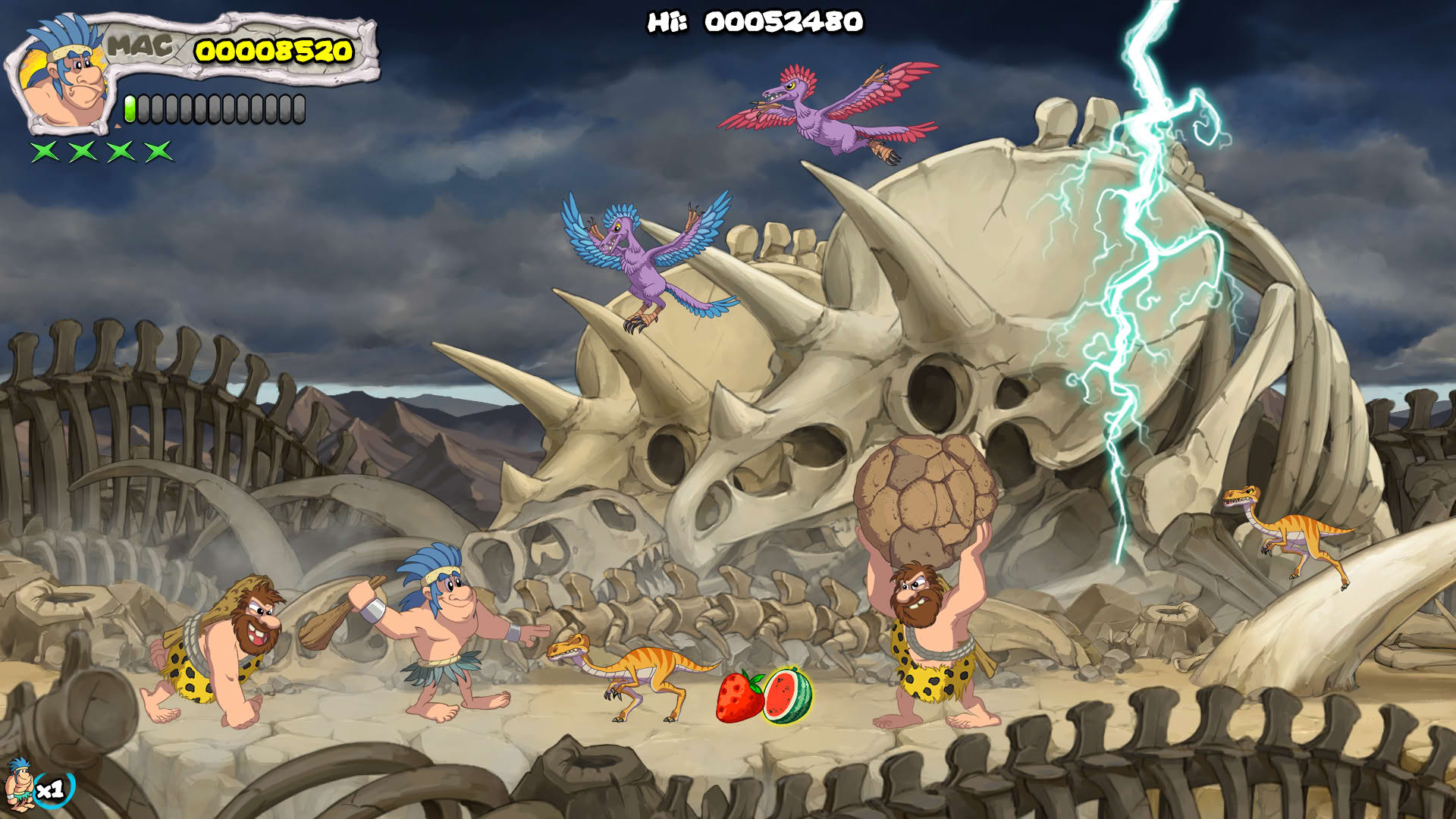 Screenshot for New Joe & Mac: Caveman Ninja