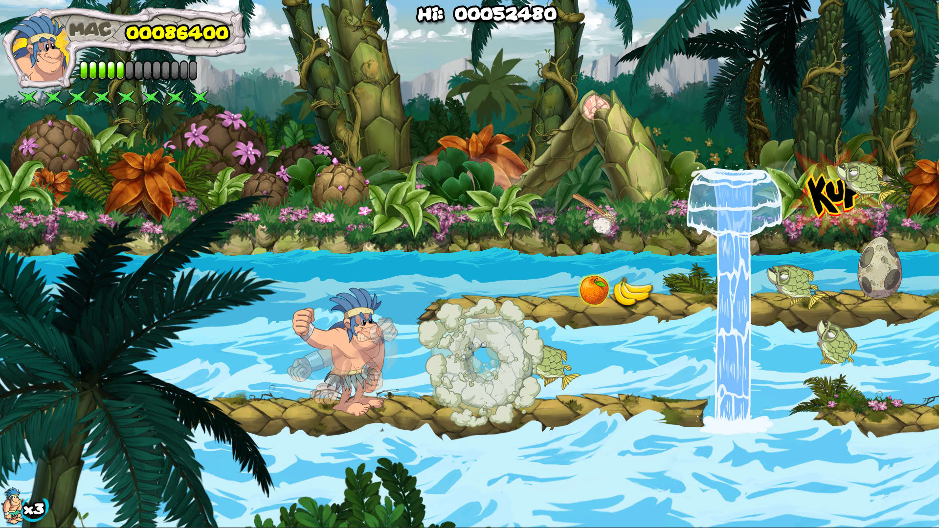 Screenshot for New Joe & Mac: Caveman Ninja