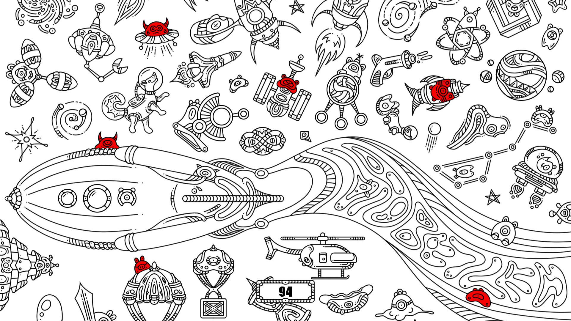 Screenshot for 100 Hidden Aliens