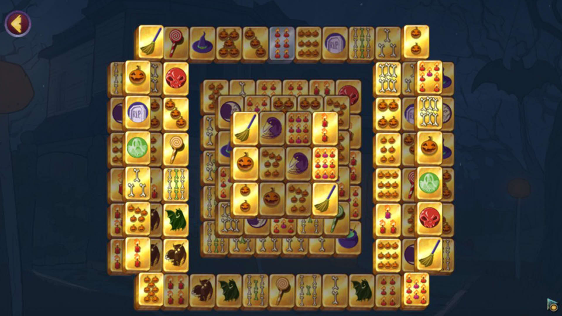 Screenshot for Halloween Night Mahjong
